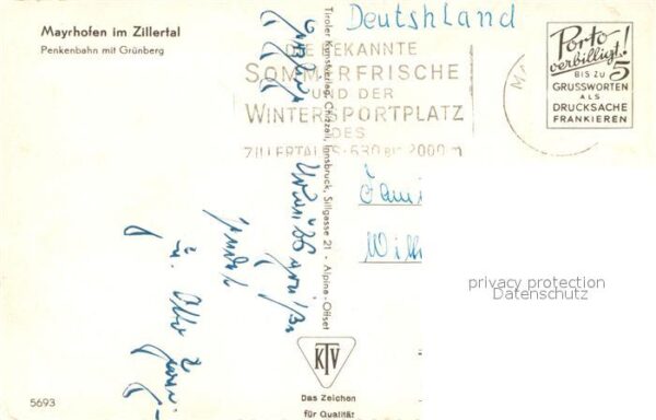 Seilbahn Penkenbahn Mayrhofen Zillertal Grünberg – Bild 2