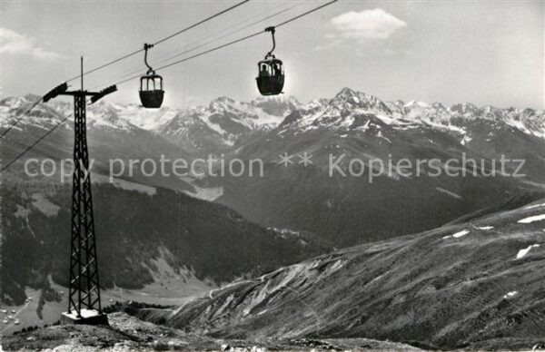 Seilbahn Schatzalp-Strela Davos Sertigtal Platte