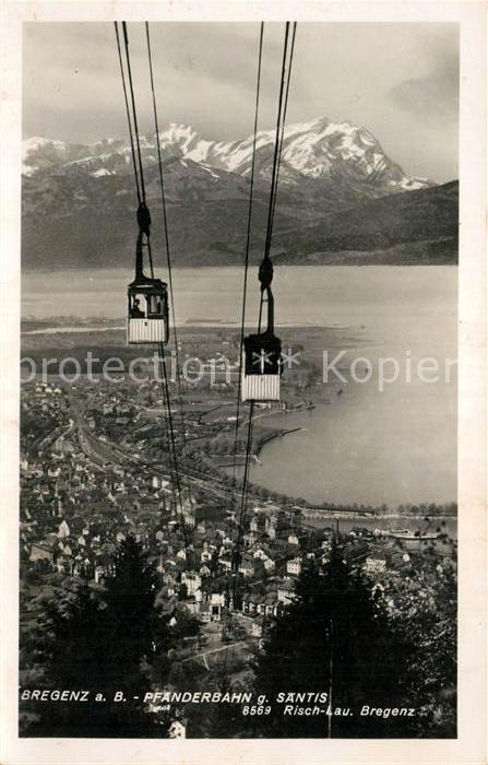 Seilbahn Pfänderbahn Bregenz Säntis Foto-Risch-L