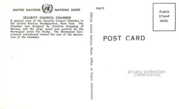 Politik Security Council Chamber New York Unite – Bild 2