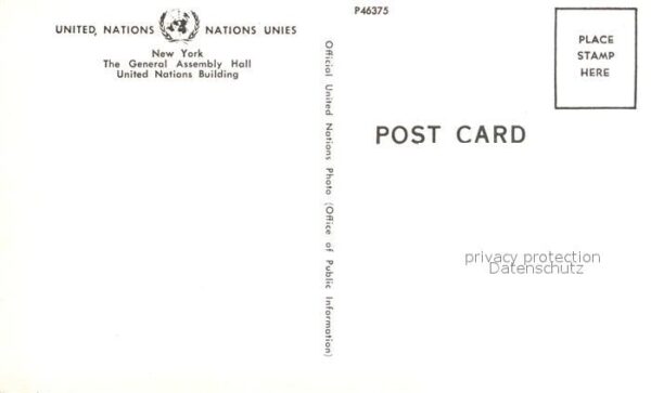 Politik General Assembly Hall New York United N – Bild 2