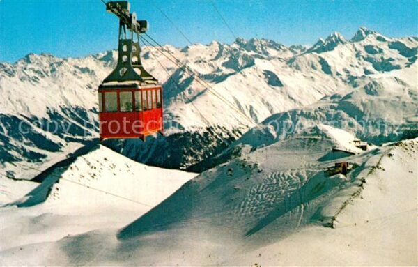 Seilbahn Weissfluhgipfel Davos-Parsenn Silvretta