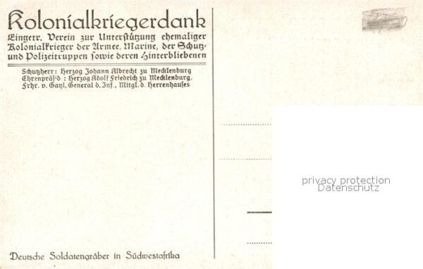 Kuenstlerkarte Rudolf Presber Die fernen Gräber Deutsc – Bild 2