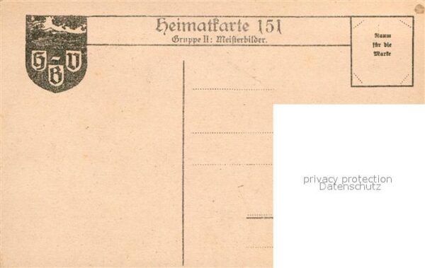 Kuenstlerkarte Karl Hoff Erste Liebe – Bild 2