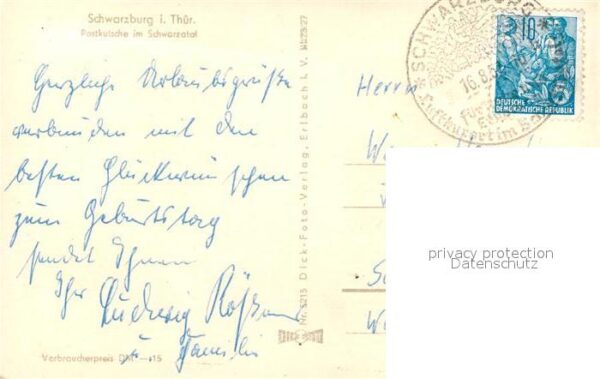 Postkutsche Schwarzatal Schwarzburg Thüringen – Bild 2