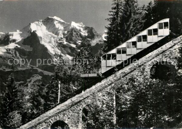 Zahnradbahn Lauterbrunnen-Mürren-Bahn Jungfrau