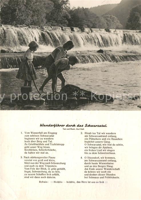 Liederkarte Wanderführer durch das Schwarzatal