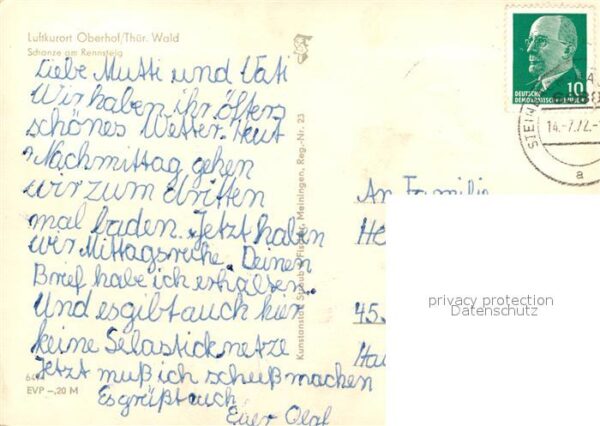 Ski-Flugschanze Rennsteig Oberhof Thüringen – Bild 2