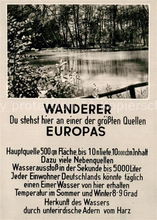 Wandern Rhumspringe Harz
