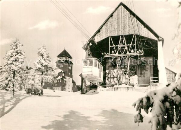 Seilbahn Oberwiesenthal Bergstation Fichtelbergh