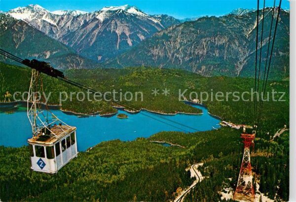 Seilbahn Zugspitze Eibsee Ammergauer Alpen