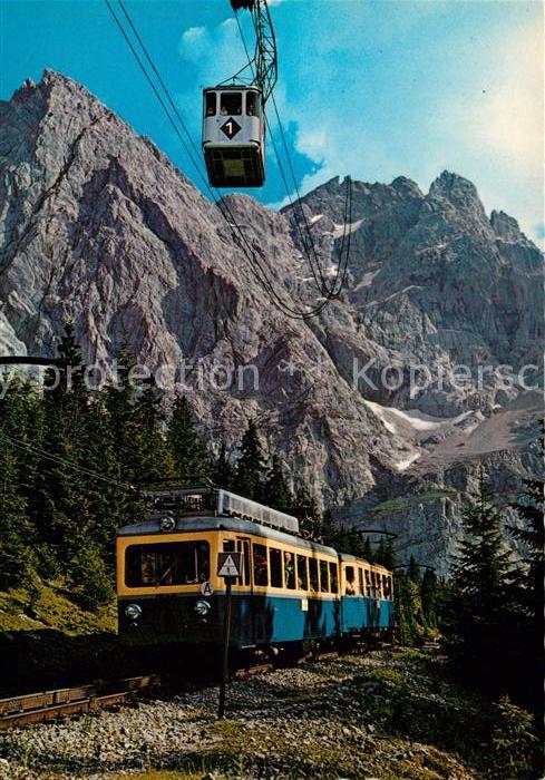 Zahnradbahn Seilbahn Bayerische Zugspitzbahnen Zugs