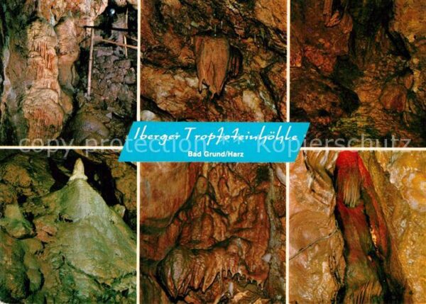 Hoehlen Caves Grottes Iberger Tropfsteinhöhle Bad Grund Höhle