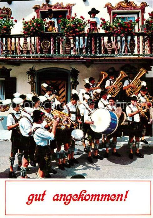 Musikanten Trommel Trompete Tuba