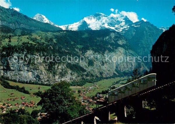 Bergbahn Mürren Lauterbrunnen Mönch Jungfrau