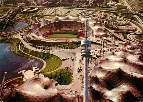 Olympia München Olympiapark Olympiastadion Schw