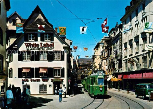 Strassenbahn Basel Innenstadt Cafe-Snack Bar Stöckli