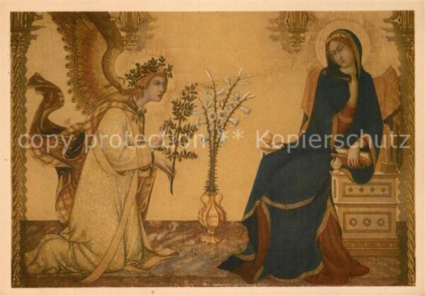 Kuenstlerkarte Simone Martini L'Annunciazione