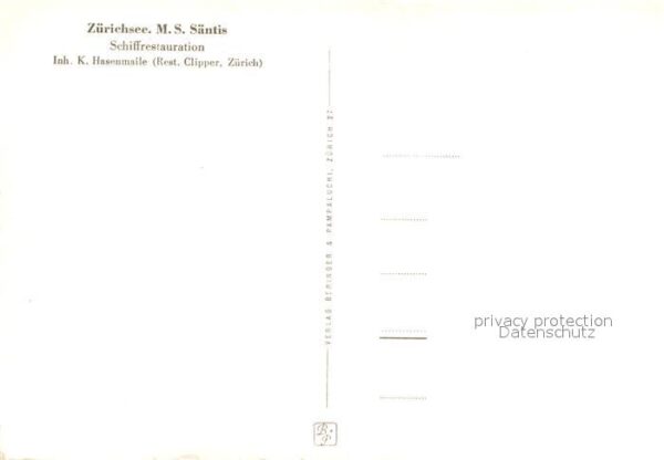 Motorschiffe M.S. Säntis Zürichsee – Bild 2