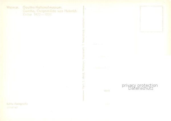 Goethe Johann Wolfgang von Weimar Nationalmuseum Heinrich Kolbe – Bild 2