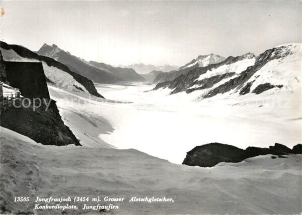 Gletscher Grosser Aletschgletscher Jungfraujoch K