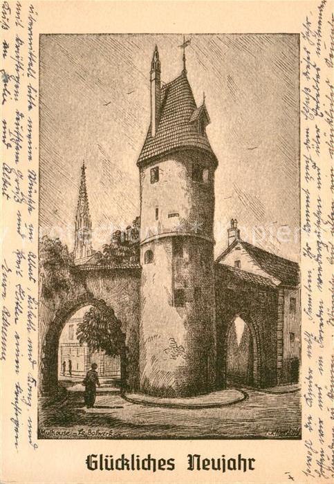 Kuenstlerkarte Mulhouse Le Bollwerk