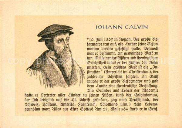 Persoenlichkeiten Johannes Calvin