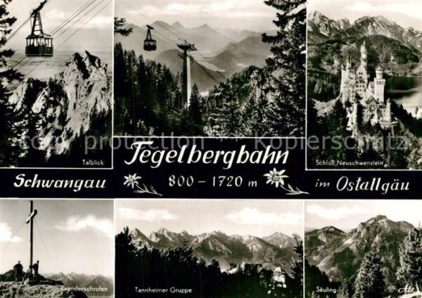Seilbahn Tegelberg Schloss Neuschwanstein Brande