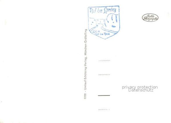 Liederkarte Die Loreley H. Heine – Bild 2