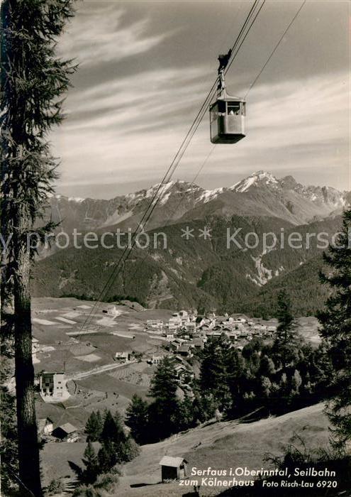 Seilbahn Kölnerhaus Serfaus Oberinntal Foto-Risc