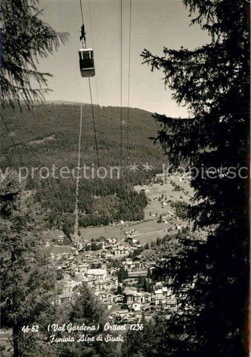 Seilbahn Funivia Alpe di Siusi Val Gardena Ortis