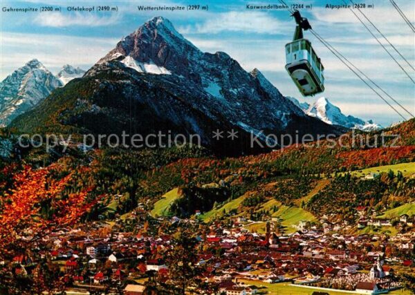 Seilbahn Karwendel Mittenwald Wettersteingebirge