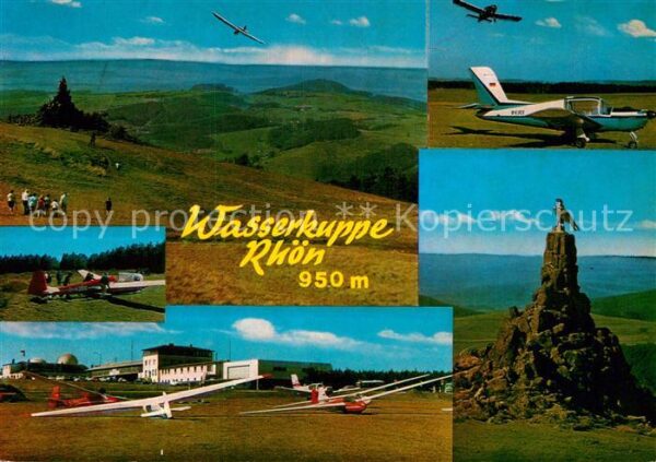 Segelflug Gliding Vol-Voile Vuolo-a-Vela Wasserkuppe Rhön Fliegerdenkmal