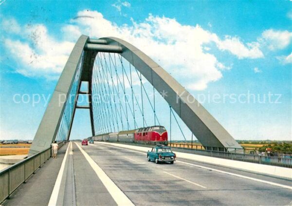 Bruecken Bridges Ponts Fehmarnsund-Brücke Eisenbahn