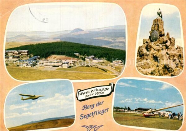 Segelflug Gliding Vol-Voile Vuolo-a-Vela Wasserkuppe Rhön Fliegerdenkmal
