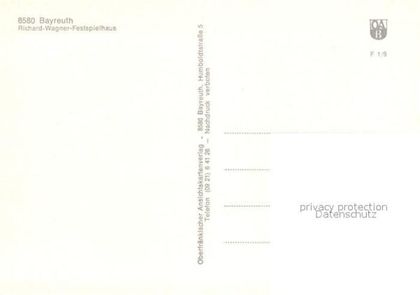 Theater Richard-Wagner-Festspielhaus Bayreuth – Bild 2