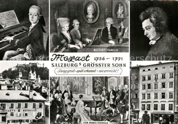 Mozart Wolfgang Amadeus Familie Maria Theresia Wohnhaus Geburts