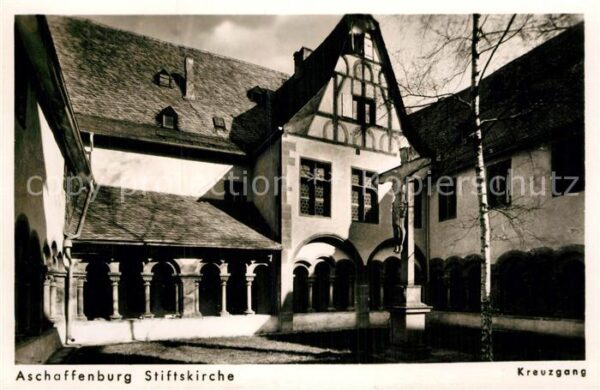 Aschaffenburg Main Stiftskirche Kreuzgang