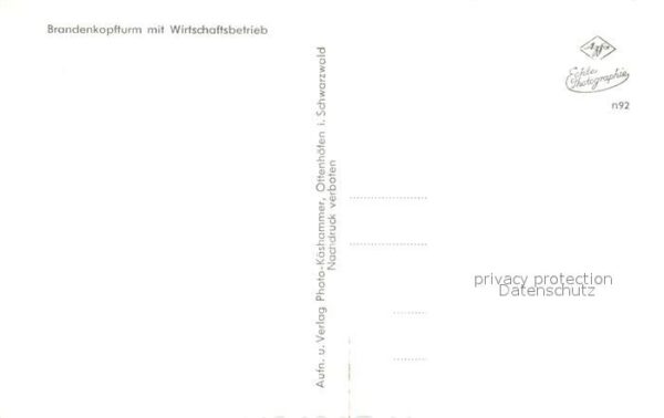 Schwarzwald Brandenkopfturm Blick ins Harmersbachta – Bild 2