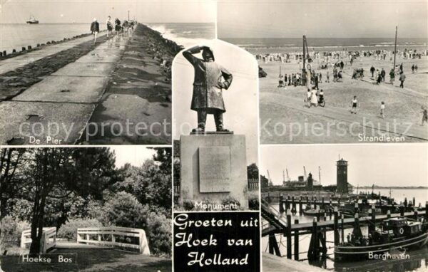 Hoek van Holland De Pier Strandleven Hoekse Bos Monument