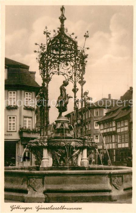 Goettingen Niedersachsen Gänselieselbrunnen