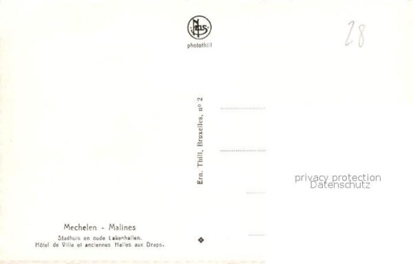 Mechelen Malines Stadhuis en oude Lakenhallen – Bild 2