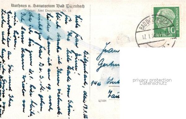 Bad Ditzenbach Kurhaus und Sanatorium – Bild 2