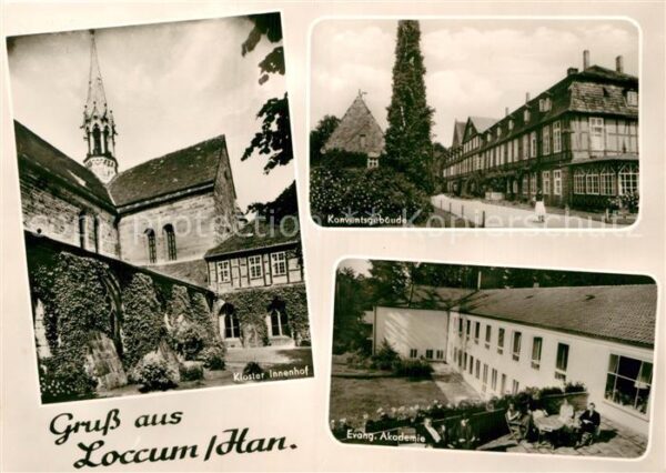 Loccum Kloster Innenhof Konventsgebäude Ev Aka