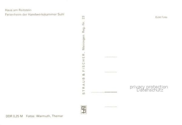 Inselsberg Schmalkalden Haus am Reitstein Ferienheim der Handwe – Bild 2