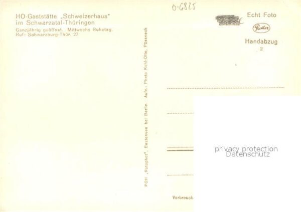 Schwarzatal HOG Schweizerhaus – Bild 2