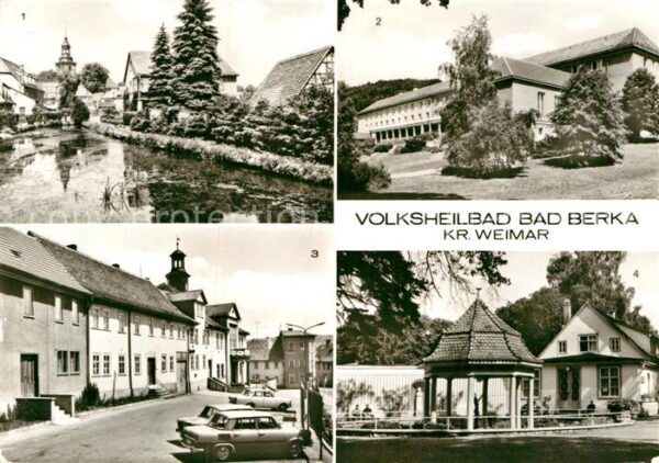 Bad Berka Klein Venedig Klin Sanatorium Marktplat