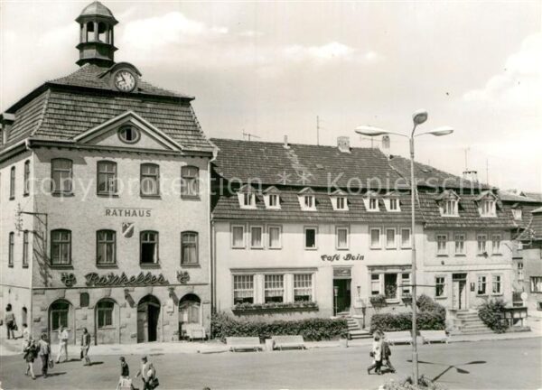 Bad Salzungen Markt mit Rathaus