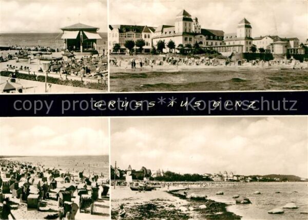 Binz Ruegen Strandpartien Strandhotels