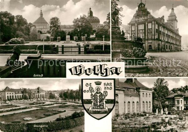 Gotha Thueringen Schloss Rathaus Orangerie HO Cafe